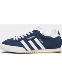 adidas samba super white blue