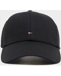 Tommy Hilfiger Cotton Classic Flag Cap in Black for Men - Save 50% - Lyst