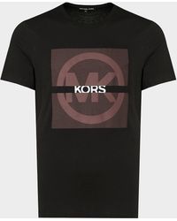 Michael Kors Split Logo T-shirt - Black