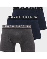 multicolore Lot de 3 Caleçons boxers homme Hugo Boss XXL