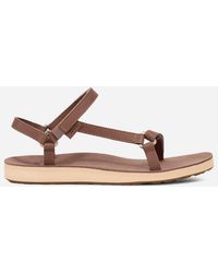 Teva - Original Universal Slim Leather Sandals - Lyst