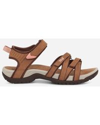 Teva - Tirra Leather Sandalen - Lyst