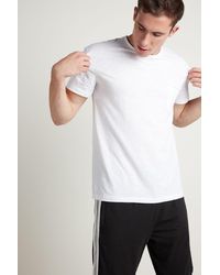 Tezenis Baumwoll-t-shirt mit brusttasche - Weiß