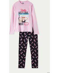 Pijama Largo Para Niña con Estampado Barbie Chica Gris Velikost 10-11 de  Tezenis de color Gris | Lyst