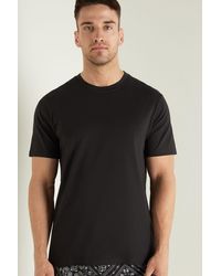 Tezenis Herren T-Shirt mit Rundhalsausschnitt aus Stretch-Baumwolle 