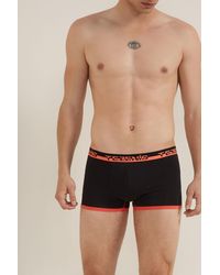 Tezenis Bóxer de Algodón Bicolor con Goma con Logo Hombre Negro Tamaño L -  GLAMI.es