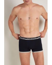 Tezenis Bóxer de Algodón Bicolor con Goma con Logo Hombre Negro Tamaño L -  GLAMI.es