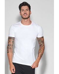 Tezenis T-shirt aus elastischer baumwolle - Weiß