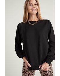 Tezenis Pure Cotton Basic Sweatshirt - Black