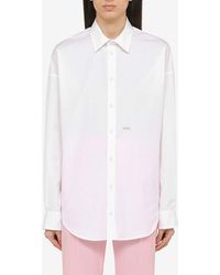DSquared² - Logo-Plaque Long-Sleeved Shirt - Lyst