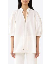 Chloé - Puff-Sleeved Tunic Tops - Lyst