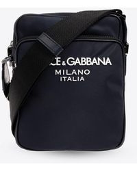 Dolce & Gabbana - Logo Print Nylon Messenger Bags - Lyst