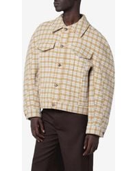 Séfr - Matthieu Checked Buttoned Jacket - Lyst