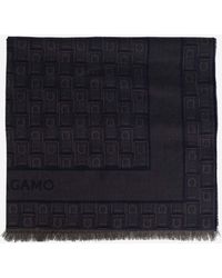 Ferragamo - Monogram Jacquard Silk Scarf - Lyst