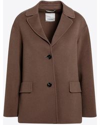 Max Mara - Elfi Wool Single-Breasted Wool Coat - Lyst