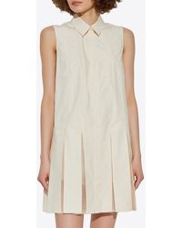Moncler - Sleeveless Mini Dress With Shorts - Lyst