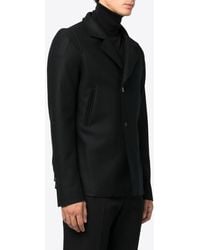 SAPIO - Double-Breasted Wool-Blend Jacket - Lyst