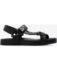 Bottega Veneta - Trip Intrecciato Leather Sandals - Lyst