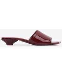 Chloé - Flower 25 Patent Leather Mules - Lyst