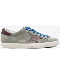 Golden Goose - Super-Star Suede Low-Top Sneakers - Lyst