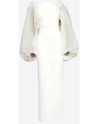 Solace London - Karla Puff-Sleeved Maxi Dress - Lyst