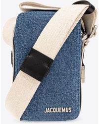 Jacquemus - Le Cuerda Vertical Denim Shoulder Bag - Lyst