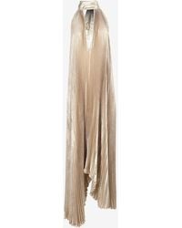 L'idée - Opera Halterneck Plisse Gown - Lyst