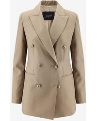 The Seafarer - Betty Double-Breasted Wool Blazer - Lyst