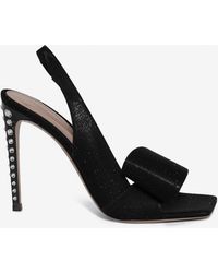 Gianvito Rossi - Flash Bow 105 Slingback Sandals - Lyst