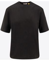 Moncler - X Ee72 By Edward Enninful Logo Patch T-Shirt - Lyst