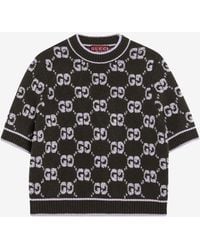 Gucci - Monogram Crewneck Sweater - Lyst
