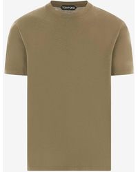 Tom Ford - Short-Sleeved Solid T-Shirt - Lyst