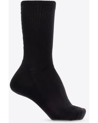 McQueen - Cotton Socks With Logo - Lyst