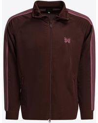 Needles - Embroidered Logo Zip-Up Track Jacket - Lyst