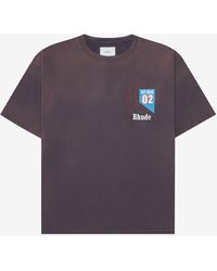 Rhude - Logo Print Vintage T-Shirt - Lyst