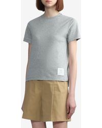 Thom Browne - Name Tag Patch T-Shirt - Lyst