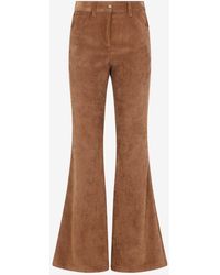 Moncler - Flared Corduroy Pants - Lyst