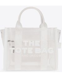 Marc Jacobs - The Small Sheer-Mesh Logo Tote Bag - Lyst