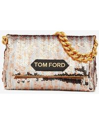 Tom Ford - Mini Sequin Embellished Top Handle Bag - Lyst