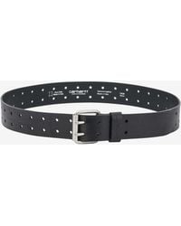 Carhartt - Double Script Leather Belt - Lyst