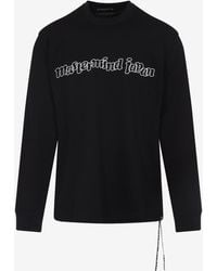 Mastermind Japan - Foamy Skull Print Long-Sleeved T-Shirt - Lyst
