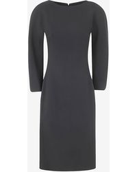 Versace - Rounded Knee-Length Dress - Lyst