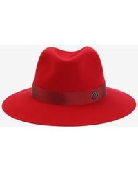 Maison Michel - Henrietta Wool Felt Fedora Hat - Lyst