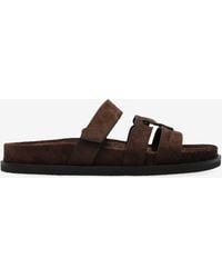 Tory Burch - Ines Suede Slides - Lyst