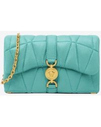 Versace - Mini Kleio Quilted Leather Crossbody Bag - Lyst