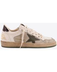 Golden Goose - Ball Star Leather Low-Top Sneakers - Lyst