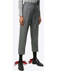 Thom Browne - Classic Backstrap Turn-Up Pants - Lyst