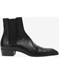 Saint Laurent - Stanton Leather Chelsea Boots - Lyst