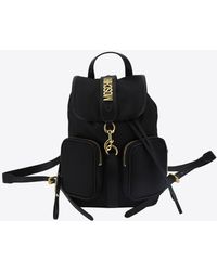 Moschino - Logo Lettering Foldover-Top Backpack - Lyst