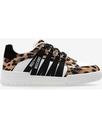 Moschino - Sports Shoes With Logo - Lyst